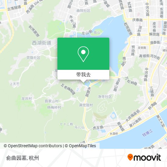 俞曲园墓地图