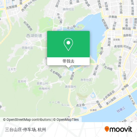 三台山庄-停车场地图