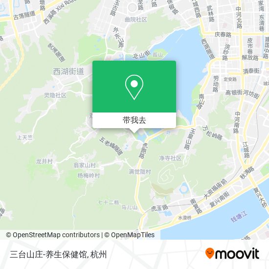 三台山庄-养生保健馆地图