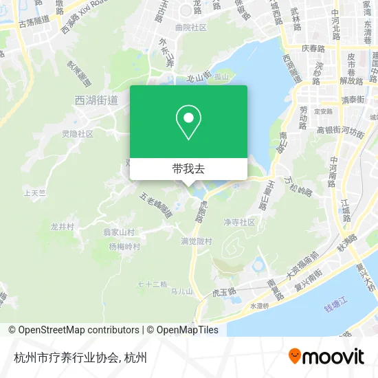 杭州市疗养行业协会地图