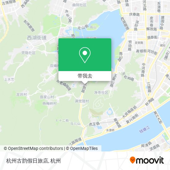杭州古韵假日旅店地图