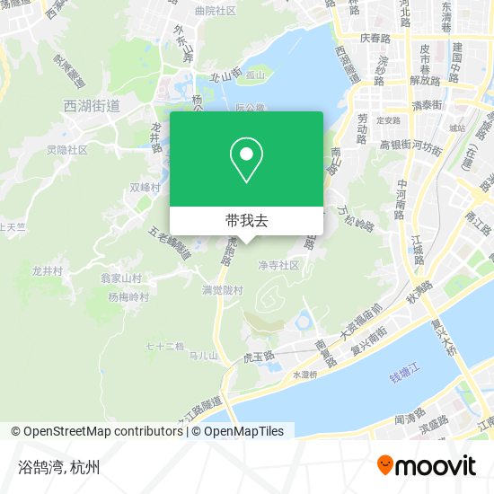 浴鹄湾地图
