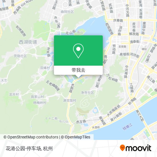 花港公园-停车场地图