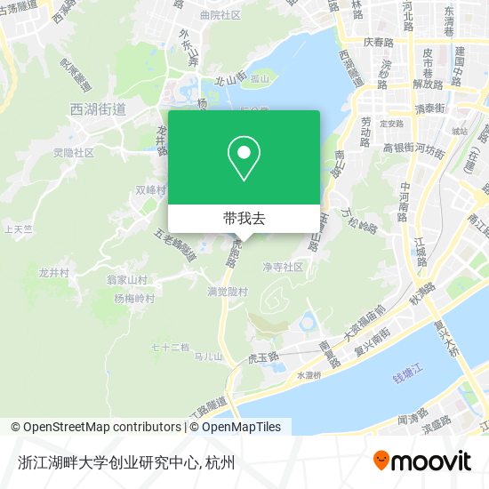 浙江湖畔大学创业研究中心地图