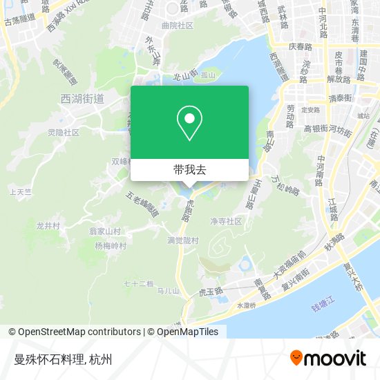 曼殊怀石料理地图