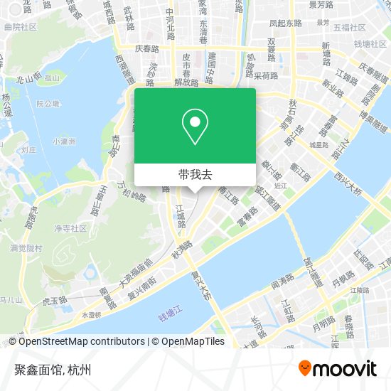 聚鑫面馆地图