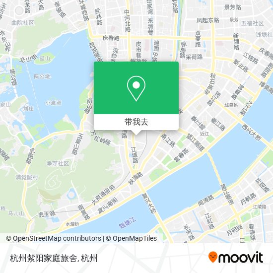 杭州紫阳家庭旅舍地图