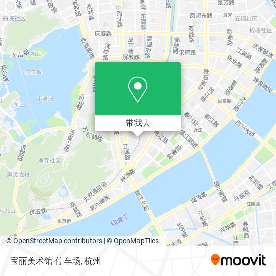 宝丽美术馆-停车场地图