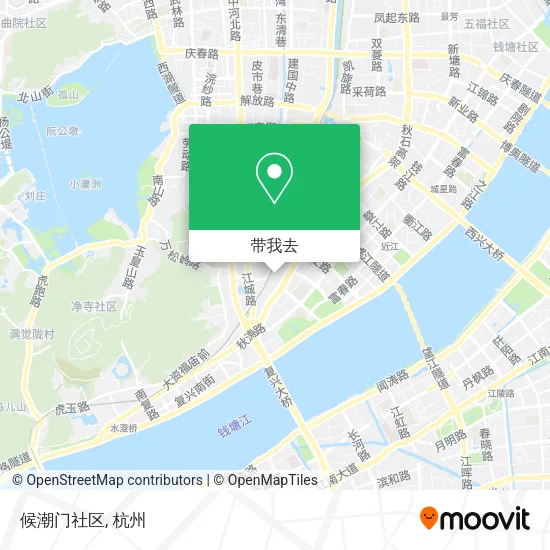 候潮门社区地图