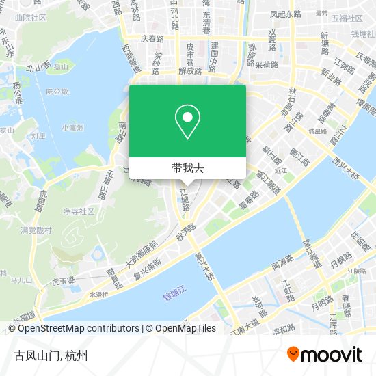 古凤山门地图