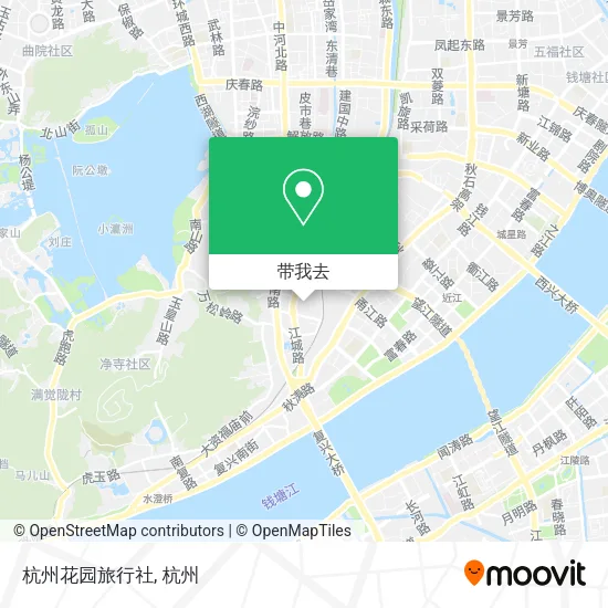杭州花园旅行社地图