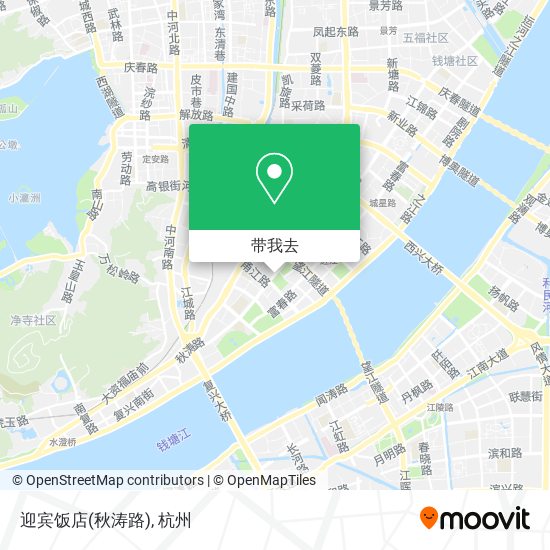 迎宾饭店(秋涛路)地图