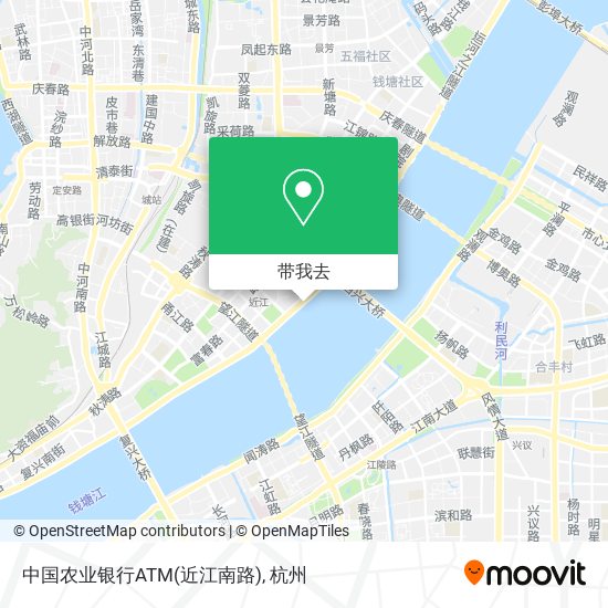 中国农业银行ATM(近江南路)地图