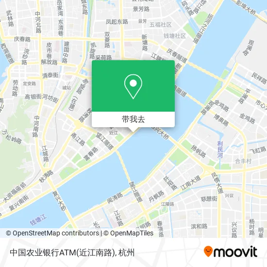 中国农业银行ATM(近江南路)地图