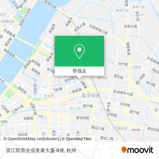 浙江民营企业发展大厦-B座地图