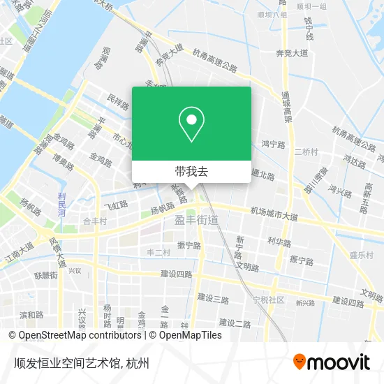 顺发恒业空间艺术馆地图