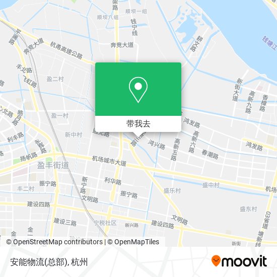 安能物流(总部)地图