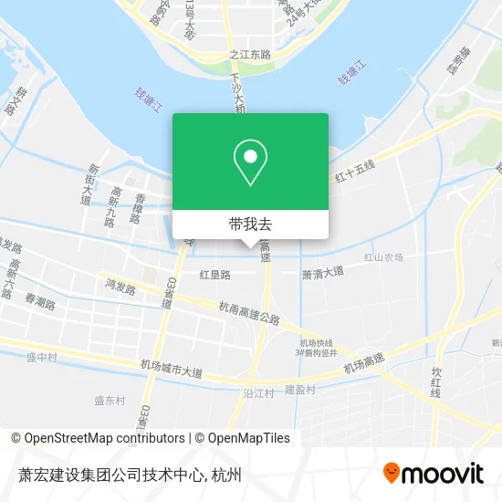 萧宏建设集团公司技术中心地图