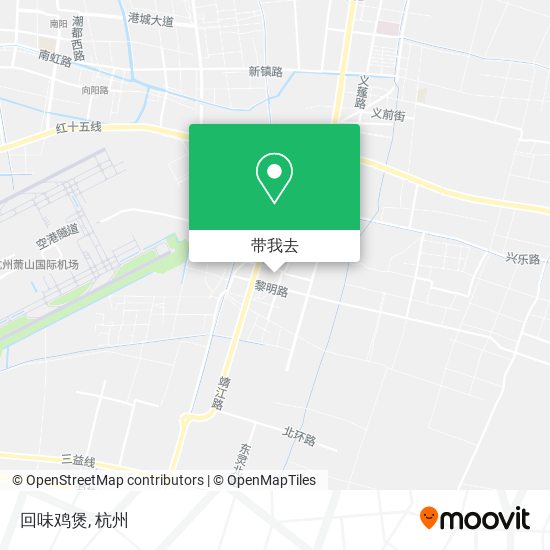 回味鸡煲地图
