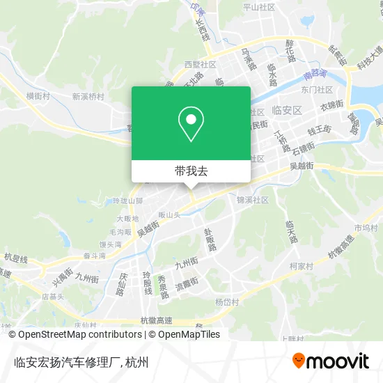 临安宏扬汽车修理厂地图