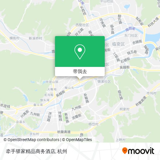 牵手驿家精品商务酒店地图