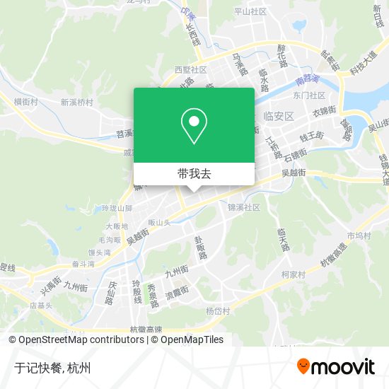 于记快餐地图