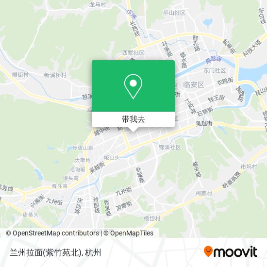 兰州拉面(紫竹苑北)地图