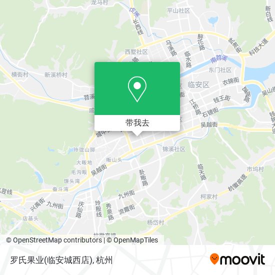 罗氏果业(临安城西店)地图
