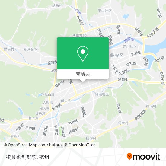 蜜菓蜜制鲜饮地图