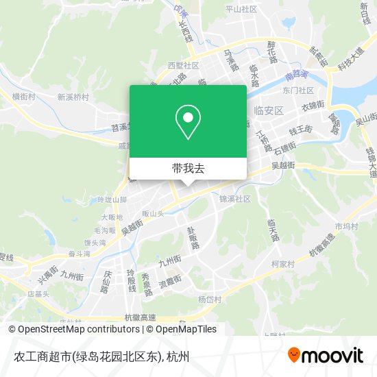 农工商超市(绿岛花园北区东)地图