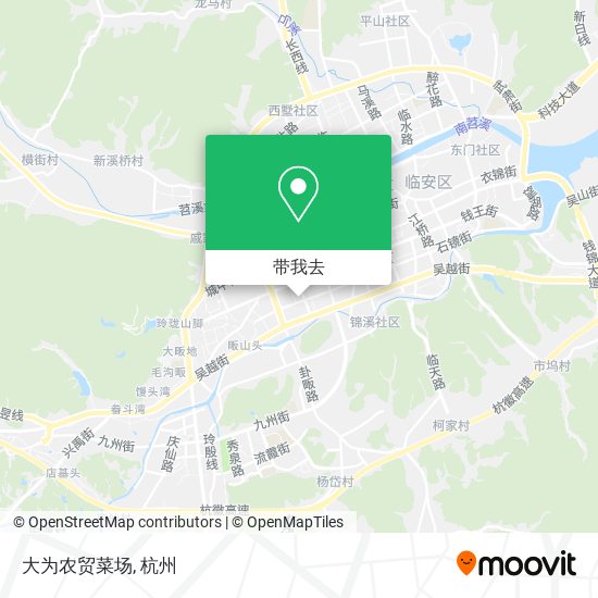 大为农贸菜场地图