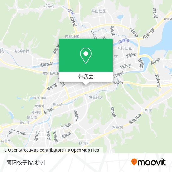 阿阳饺子馆地图