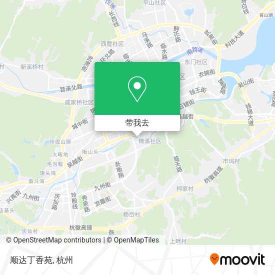 顺达丁香苑地图