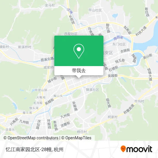 忆江南家园北区-28幢地图