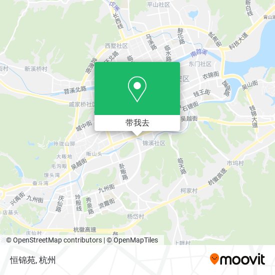 恒锦苑地图