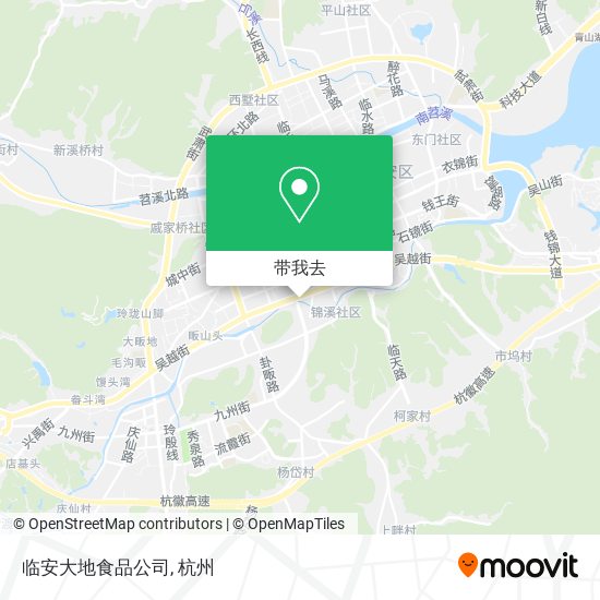临安大地食品公司地图