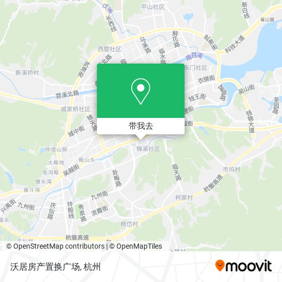 沃居房产置换广场地图