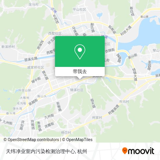 天纬净业室内污染检测治理中心地图