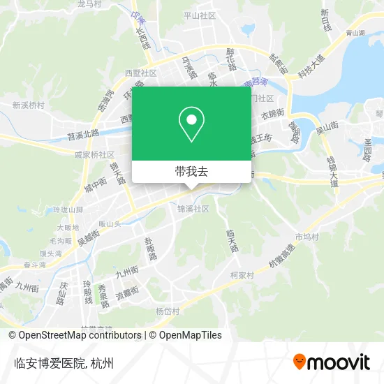 临安博爱医院地图