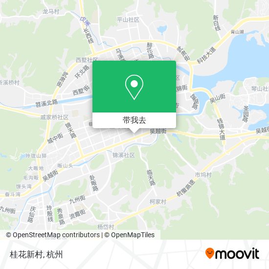 桂花新村地图