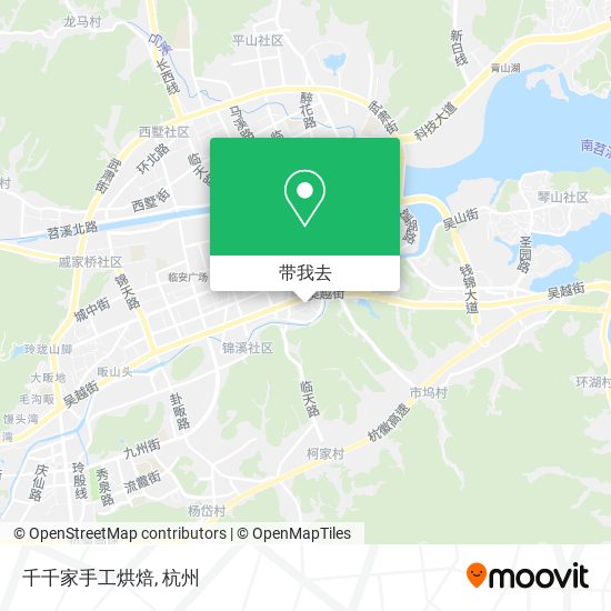 千千家手工烘焙地图