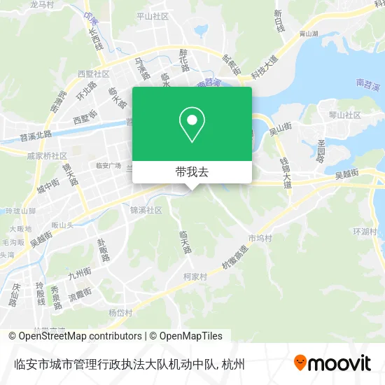 临安市城市管理行政执法大队机动中队地图