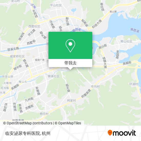 临安泌尿专科医院地图