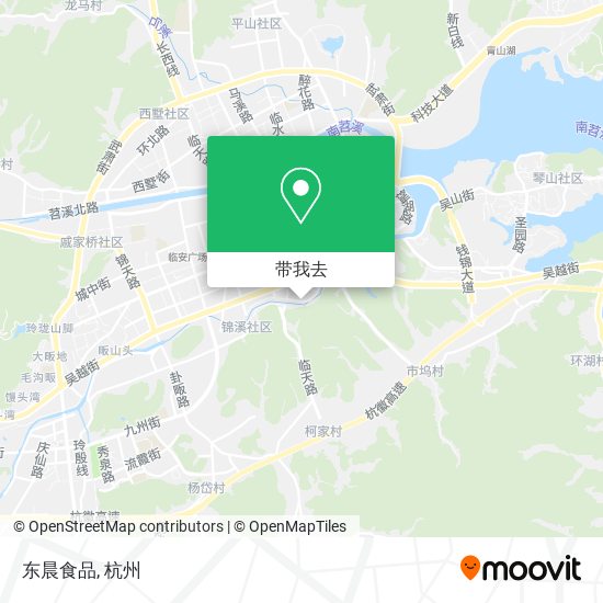东晨食品地图