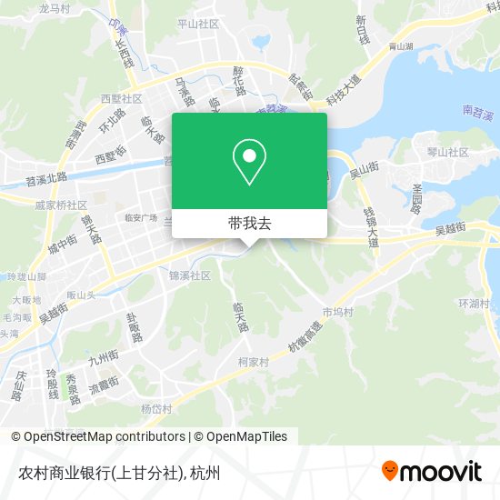 农村商业银行(上甘分社)地图