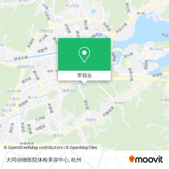 大同动物医院体检美容中心地图