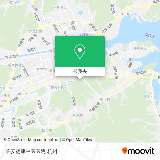 临安德康中医医院地图