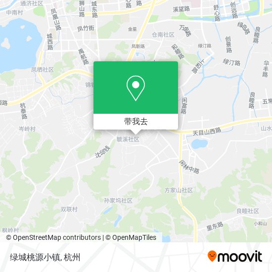 绿城桃源小镇地图