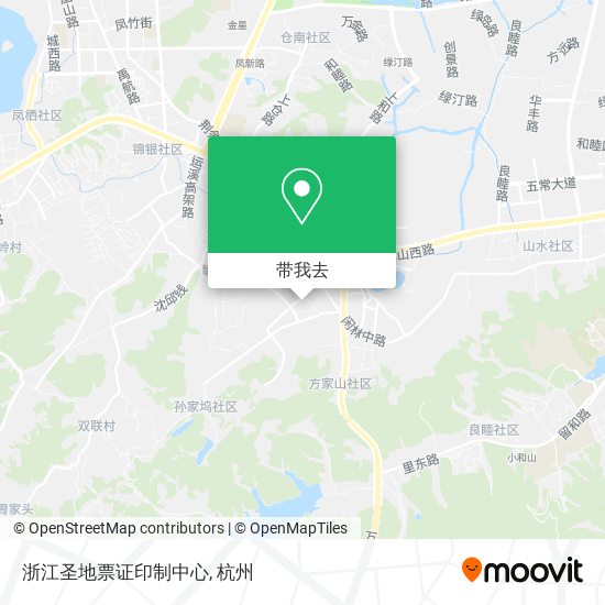 浙江圣地票证印制中心地图