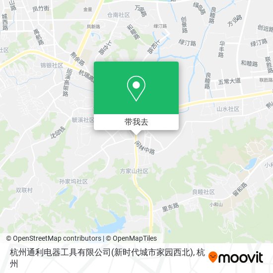 杭州通利电器工具有限公司(新时代城市家园西北)地图